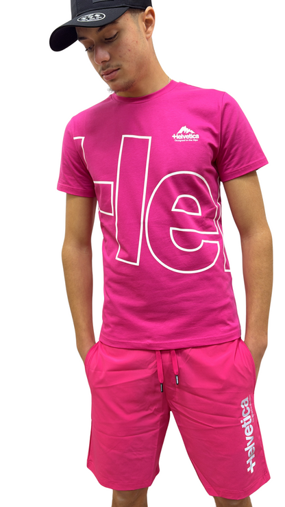 T-SHIRT HELVETICA ATLAS 12 PINK