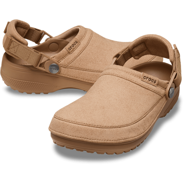 CROCS Classic Crafted Vegan Suede Clog Milk Chocolate