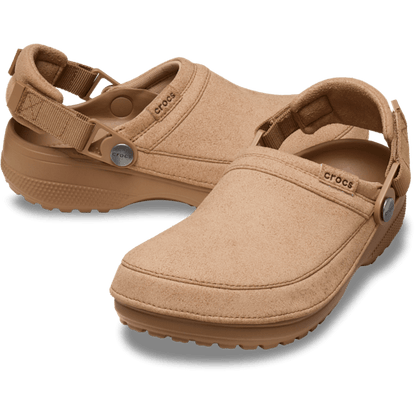 CROCS Classic Crafted Vegan Suede Clog Milk Chocolate