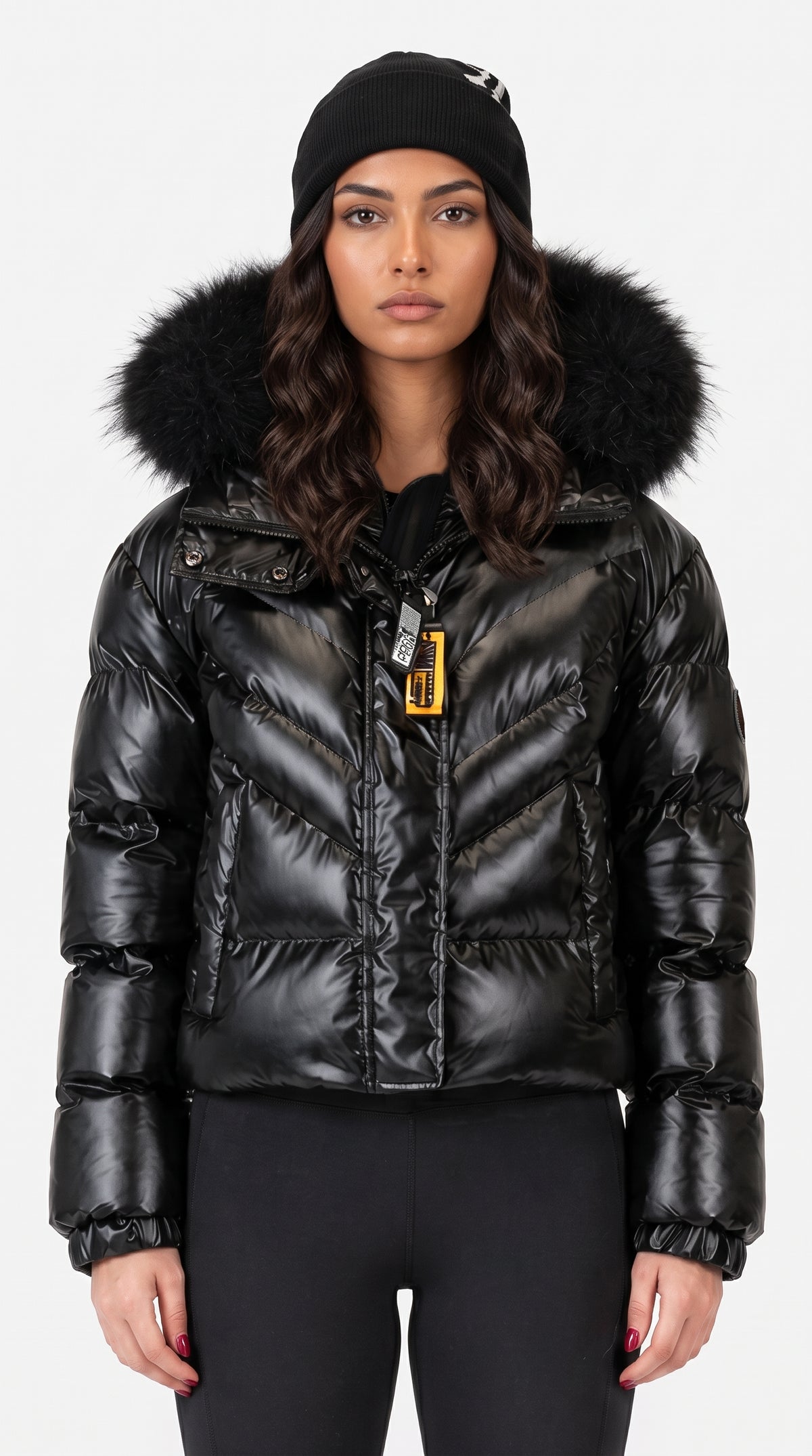 DOUDOUNE DOUBLEHOOD HYDRA 01 FOURRURE BLACK