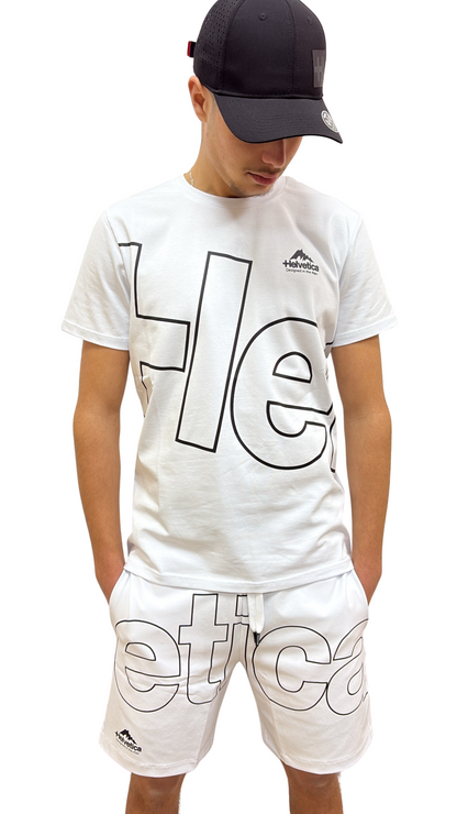 T-SHIRT HELVETICA ATLAS 12 WHITE