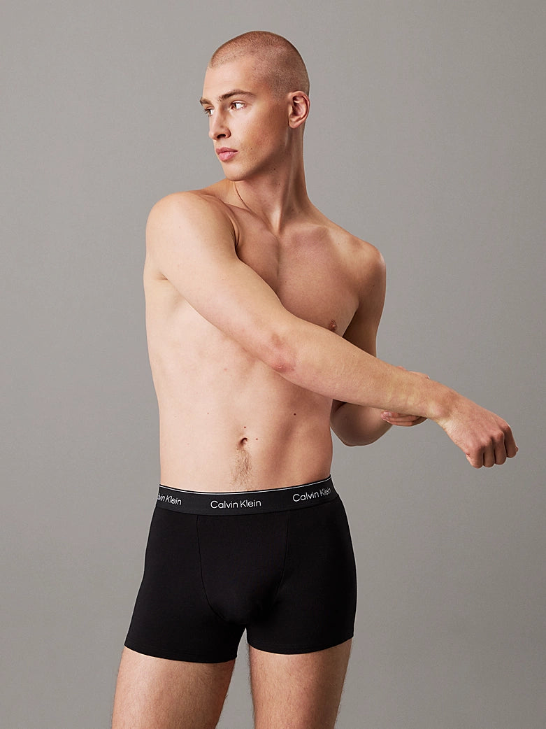 Lot De 3 Boxers CALVIN KLEIN Relaxed Avec Pinces - Icon Cotton Stretch