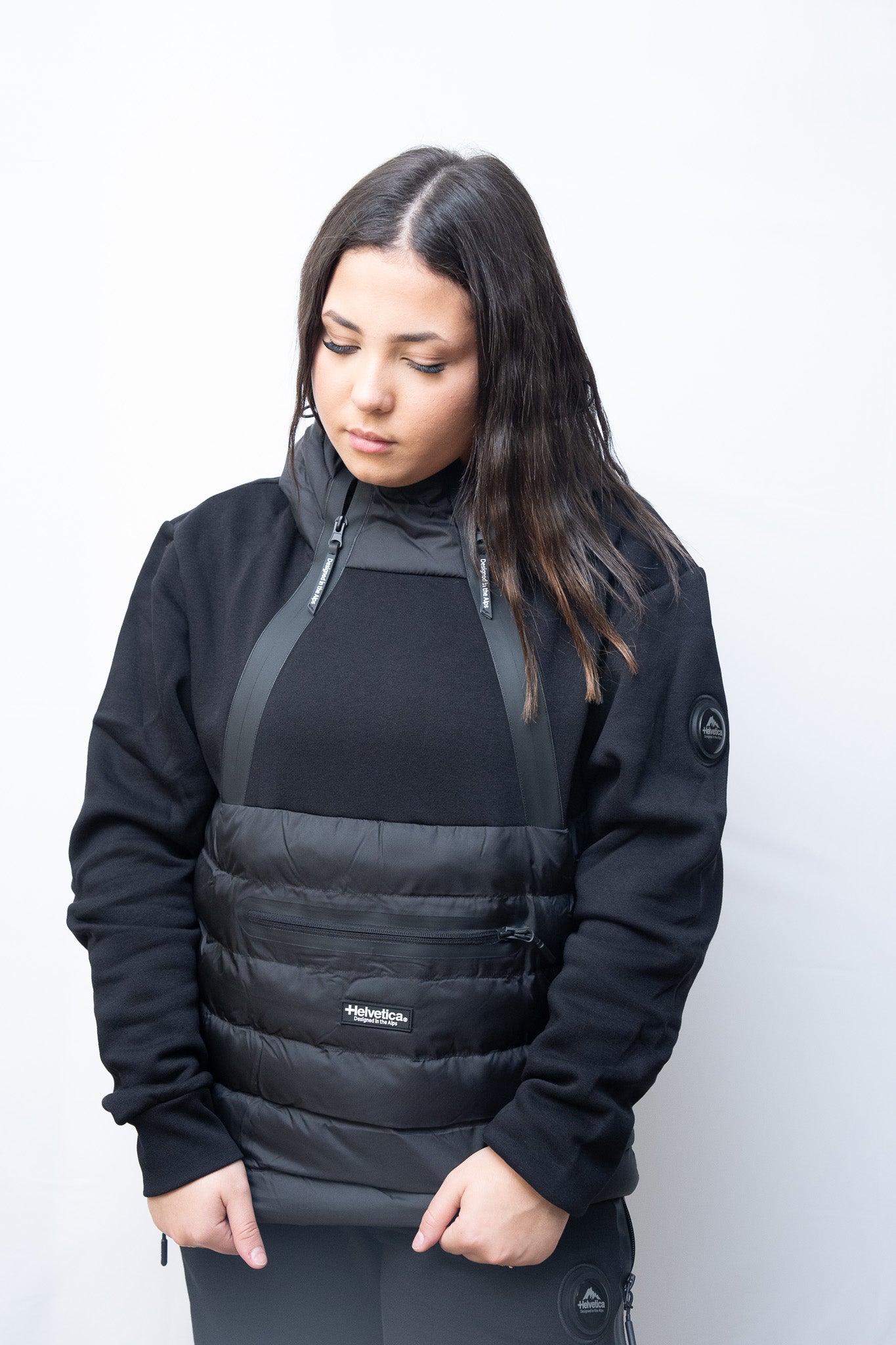 VESTE HELVETICA IZOLA NOIR