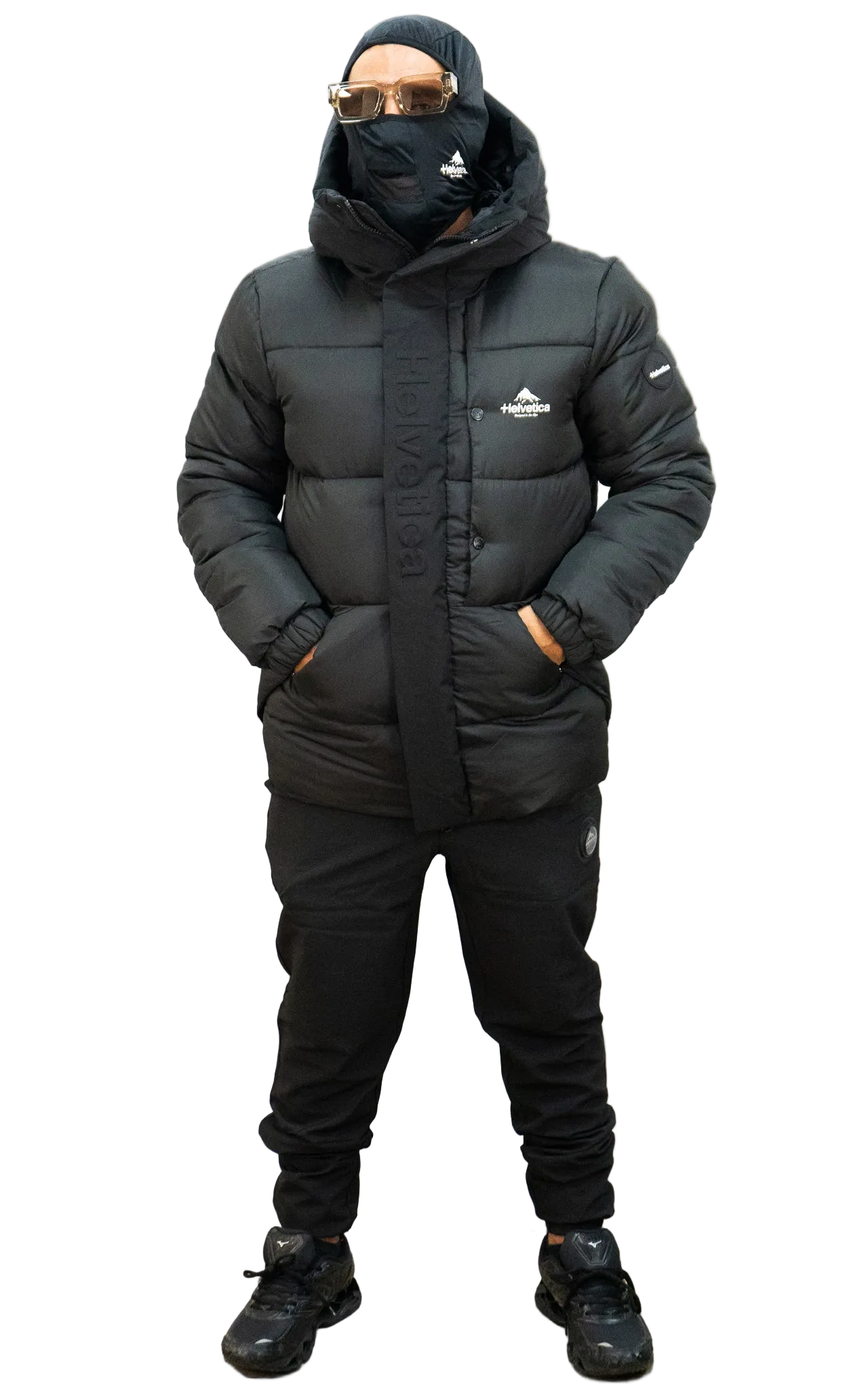 HELVETICA BARNES NOIR (cagoule intégré)