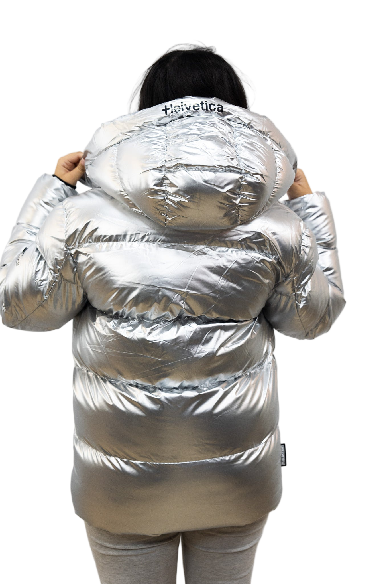 HELVETICA COSMOS GRIS (cagoule integré)