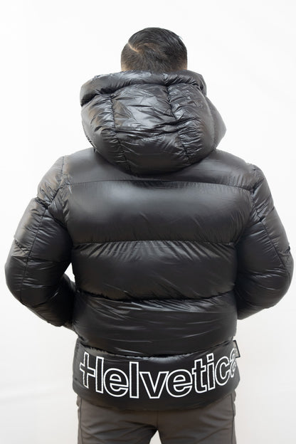 DOUDOUNE HELVETICA EDGE NOIR UNISEX