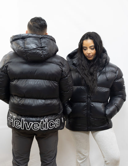 DOUDOUNE HELVETICA EDGE NOIR UNISEX