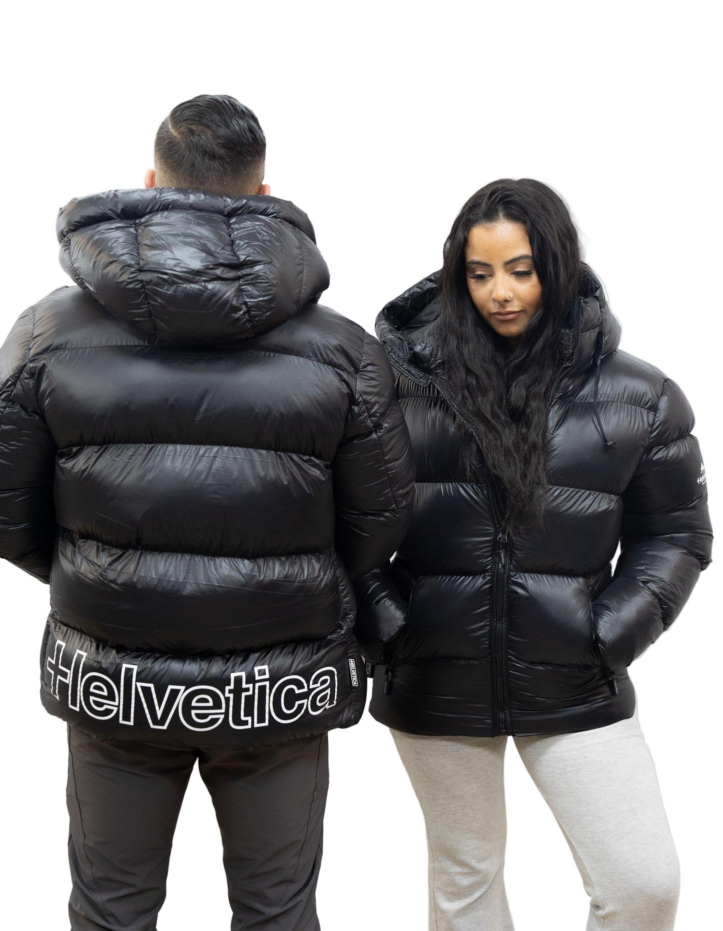 DOUDOUNE HELVETICA EDGE NOIR UNISEX