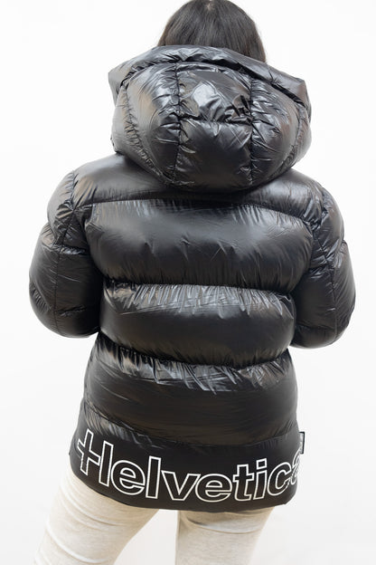 DOUDOUNE HELVETICA EDGE NOIR UNISEX