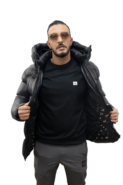 DOUDOUNE HELVETICA EDGE NOIR UNISEX