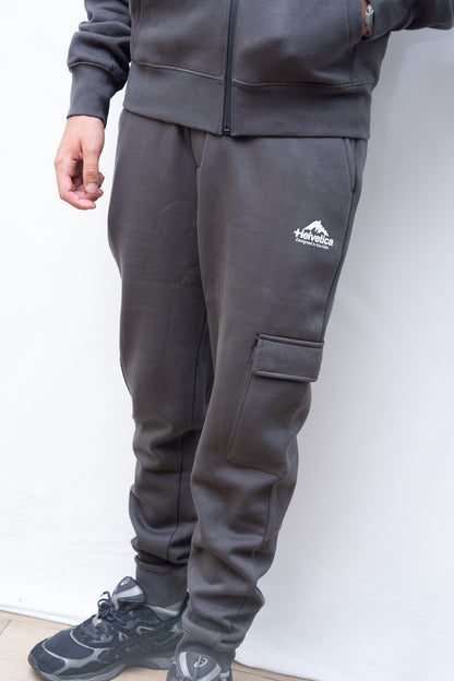 HELVETICA JOGGING CARGO GRIS FONCE