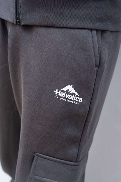 HELVETICA JOGGING CARGO GRIS FONCE