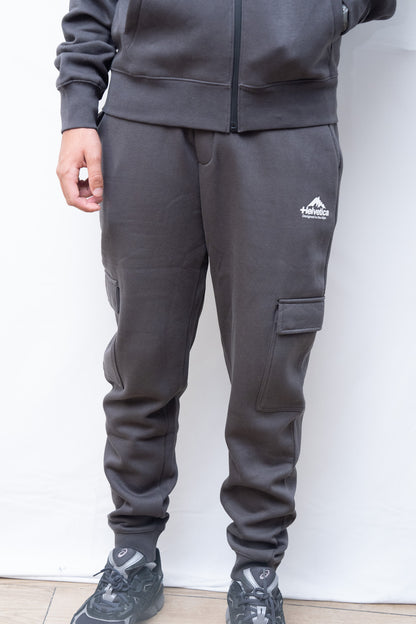 HELVETICA JOGGING CARGO GRIS FONCE