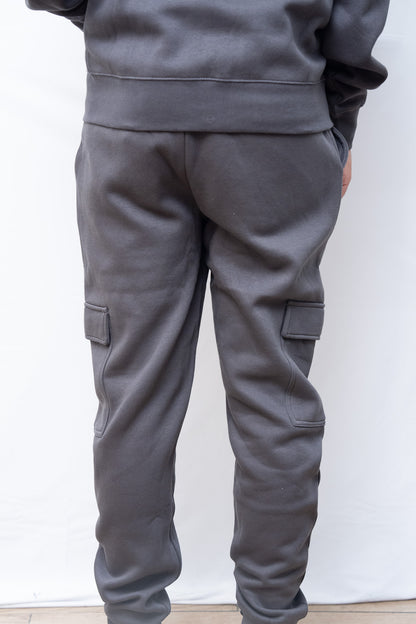 HELVETICA JOGGING CARGO GRIS FONCE