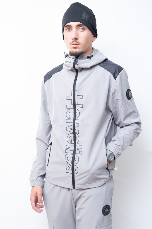 GILET HELVETICA WEMBLEY ROCK GRIS