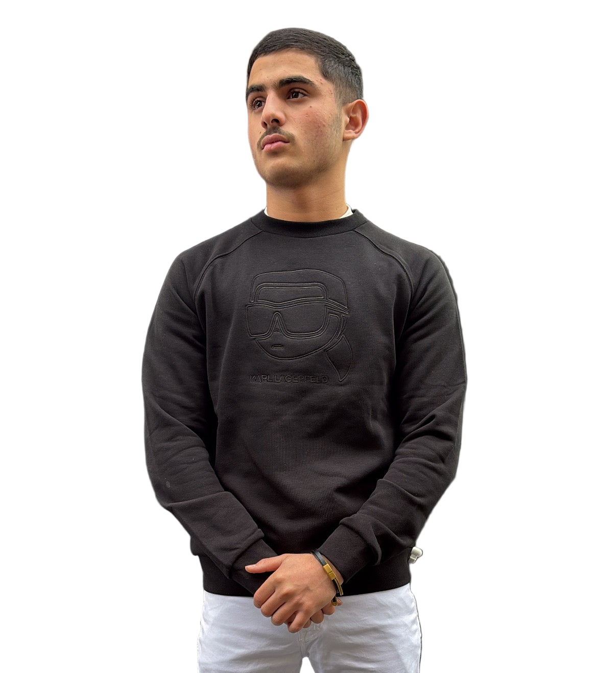 SWEAT NOIR - KARL LAGERFELD