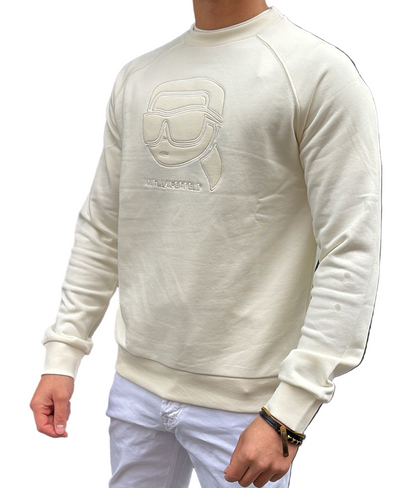 SWEAT BEIGE - KARL LAGERFELD