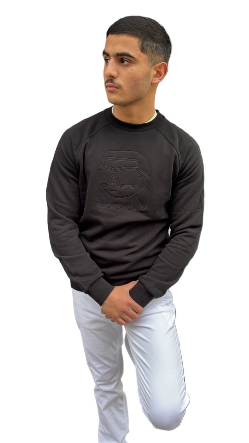 SWEAT NOIR - KARL LAGERFELD