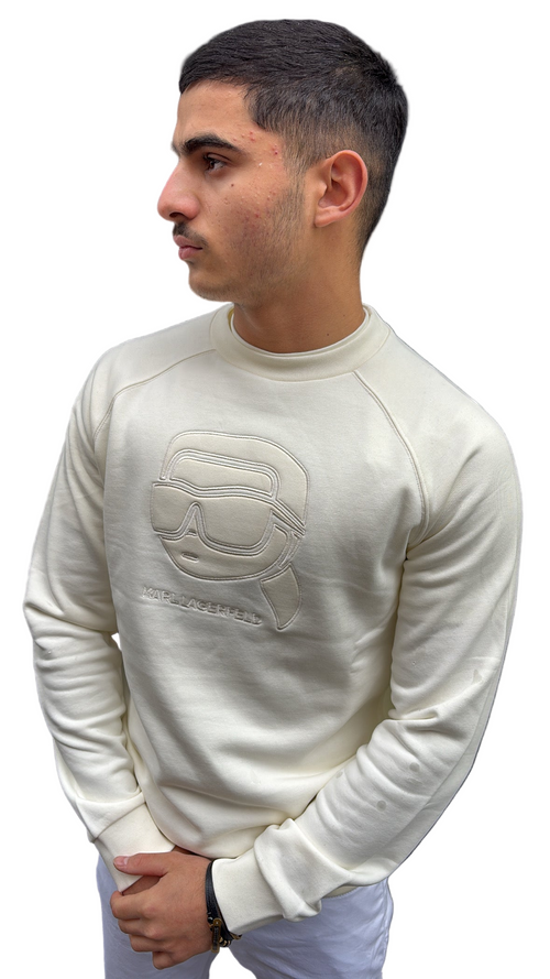 SWEAT BEIGE - KARL LAGERFELD