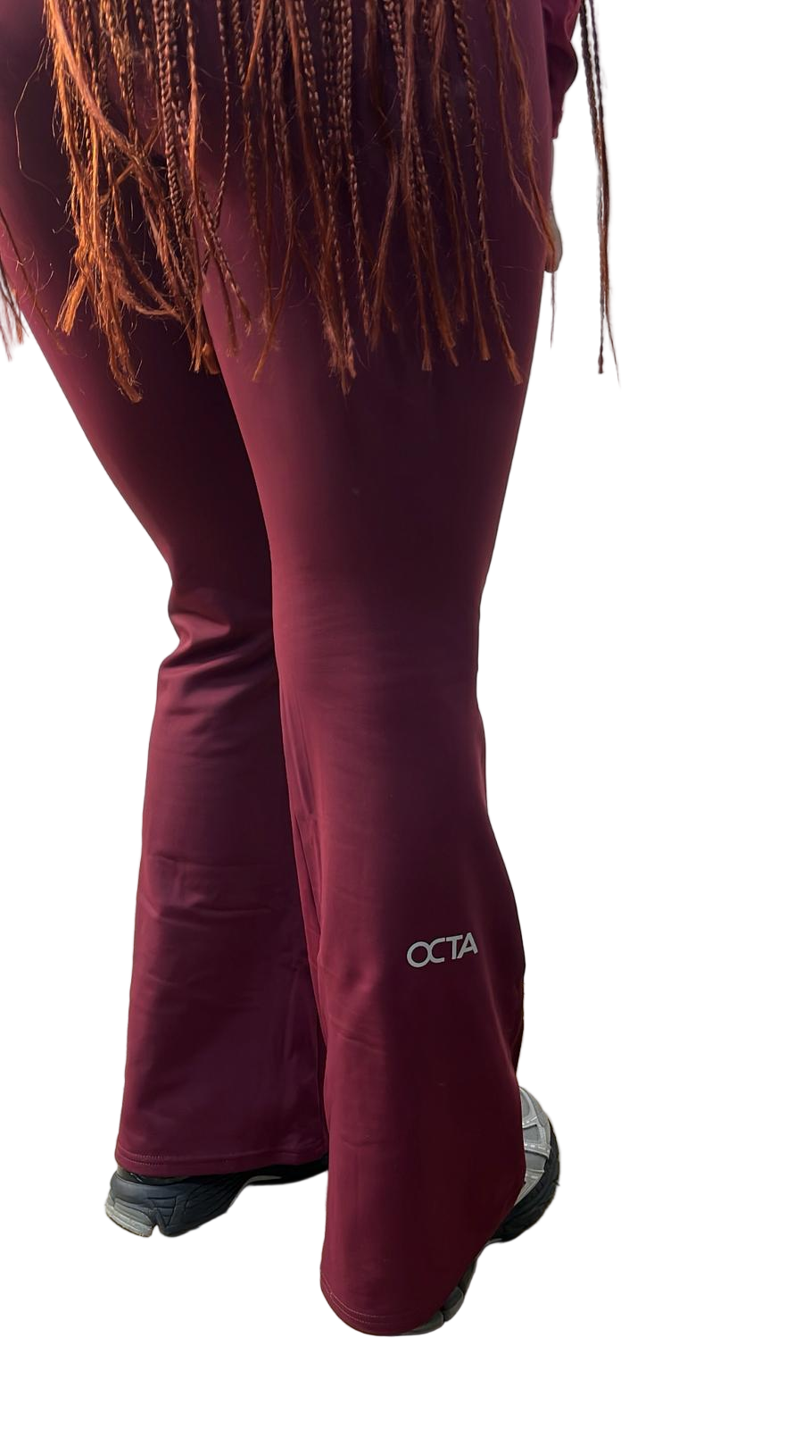 Legging OCTA bordeaux patte d’éléphant