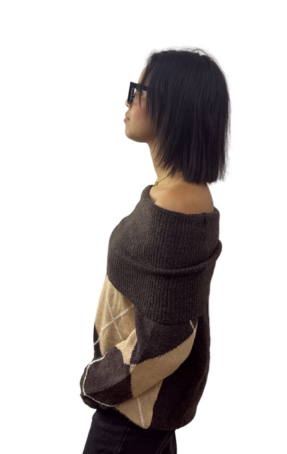 Pull MACADAM épaules dénudées