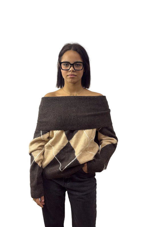 Pull MACADAM épaules dénudées