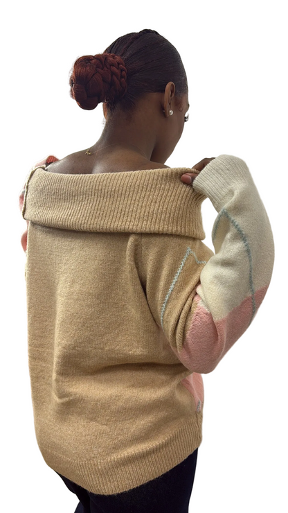 Pull MACADAM épaules dénudées