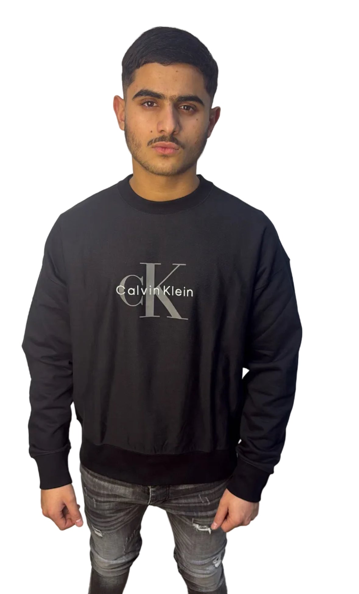 SWEAT CALVIN KLEIN noir