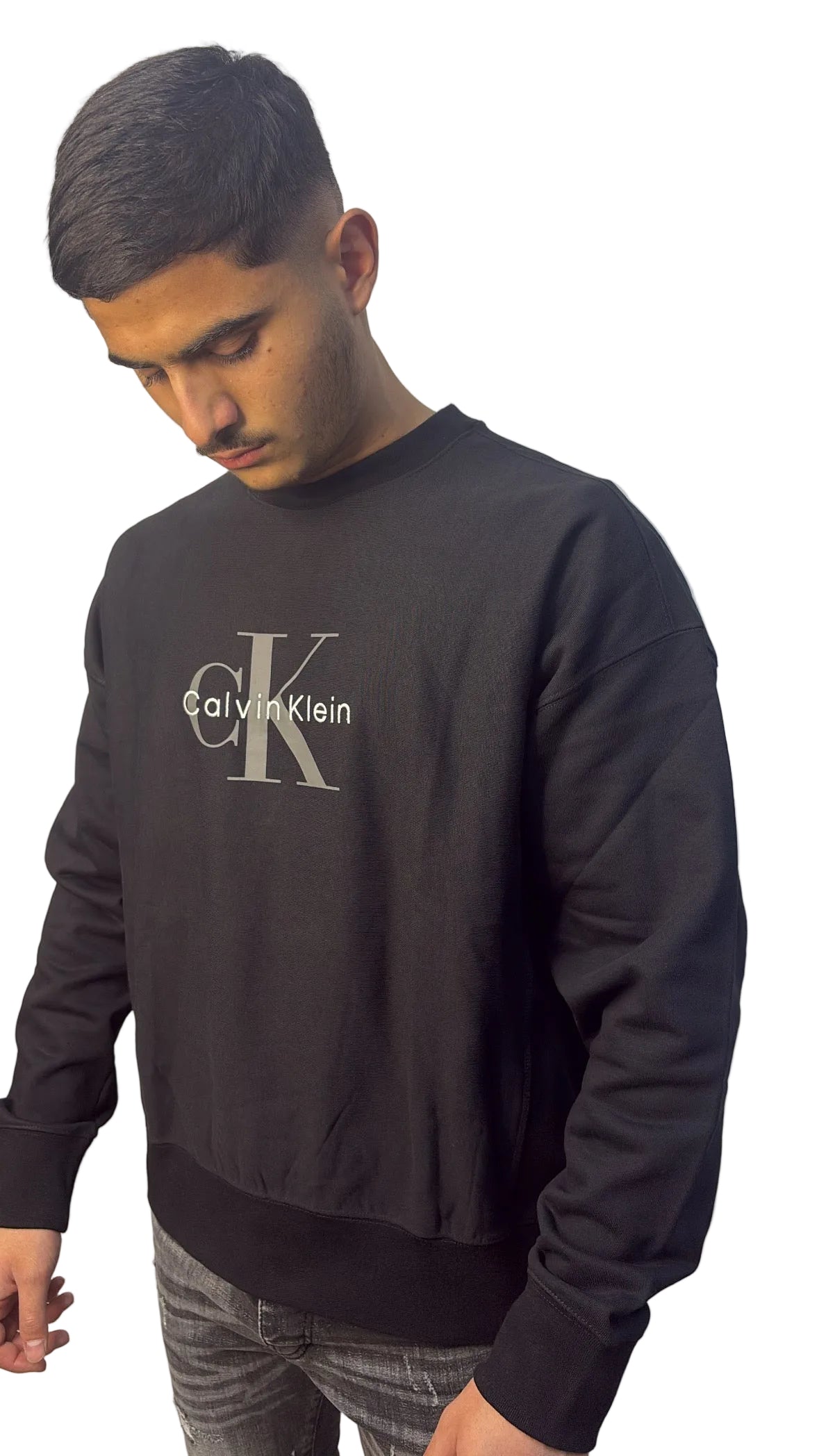 SWEAT CALVIN KLEIN noir