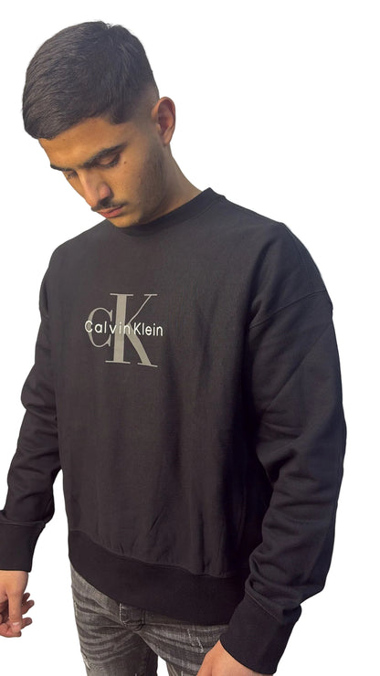 SWEAT CALVIN KLEIN noir