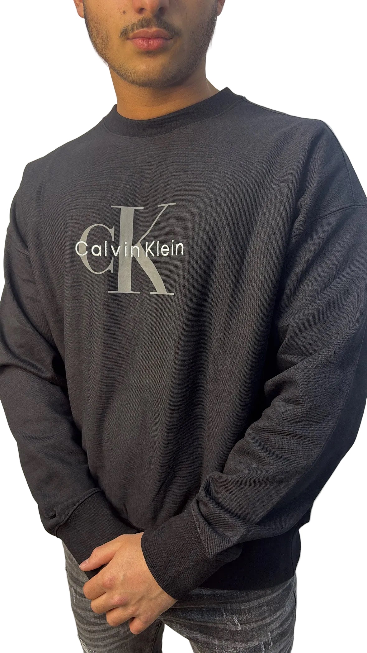 SWEAT CALVIN KLEIN noir