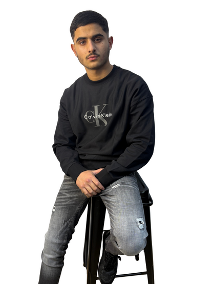 SWEAT CALVIN KLEIN noir