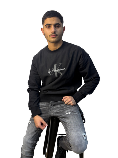 SWEAT CALVIN KLEIN noir