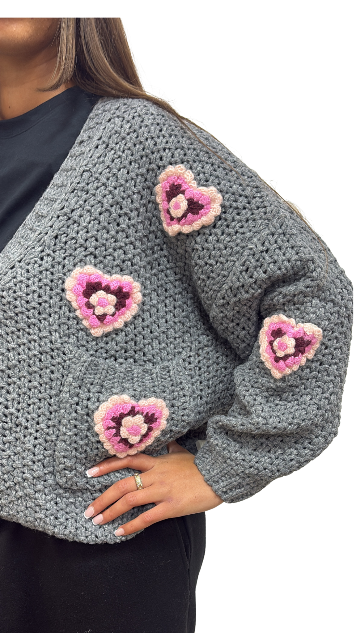 GILET GRIS TENDANCE GOLD & SILVER