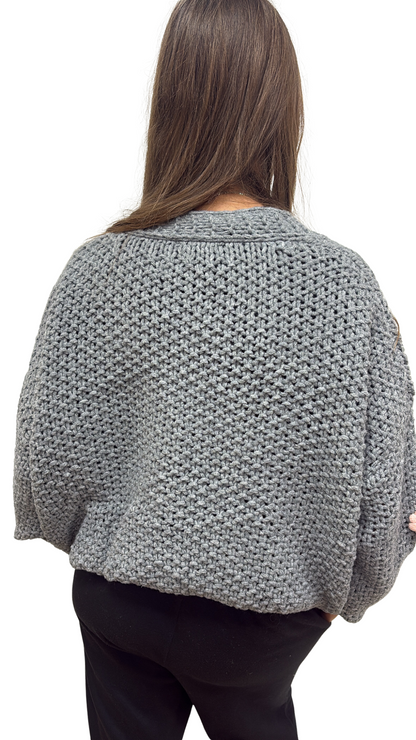 GILET GRIS TENDANCE GOLD & SILVER