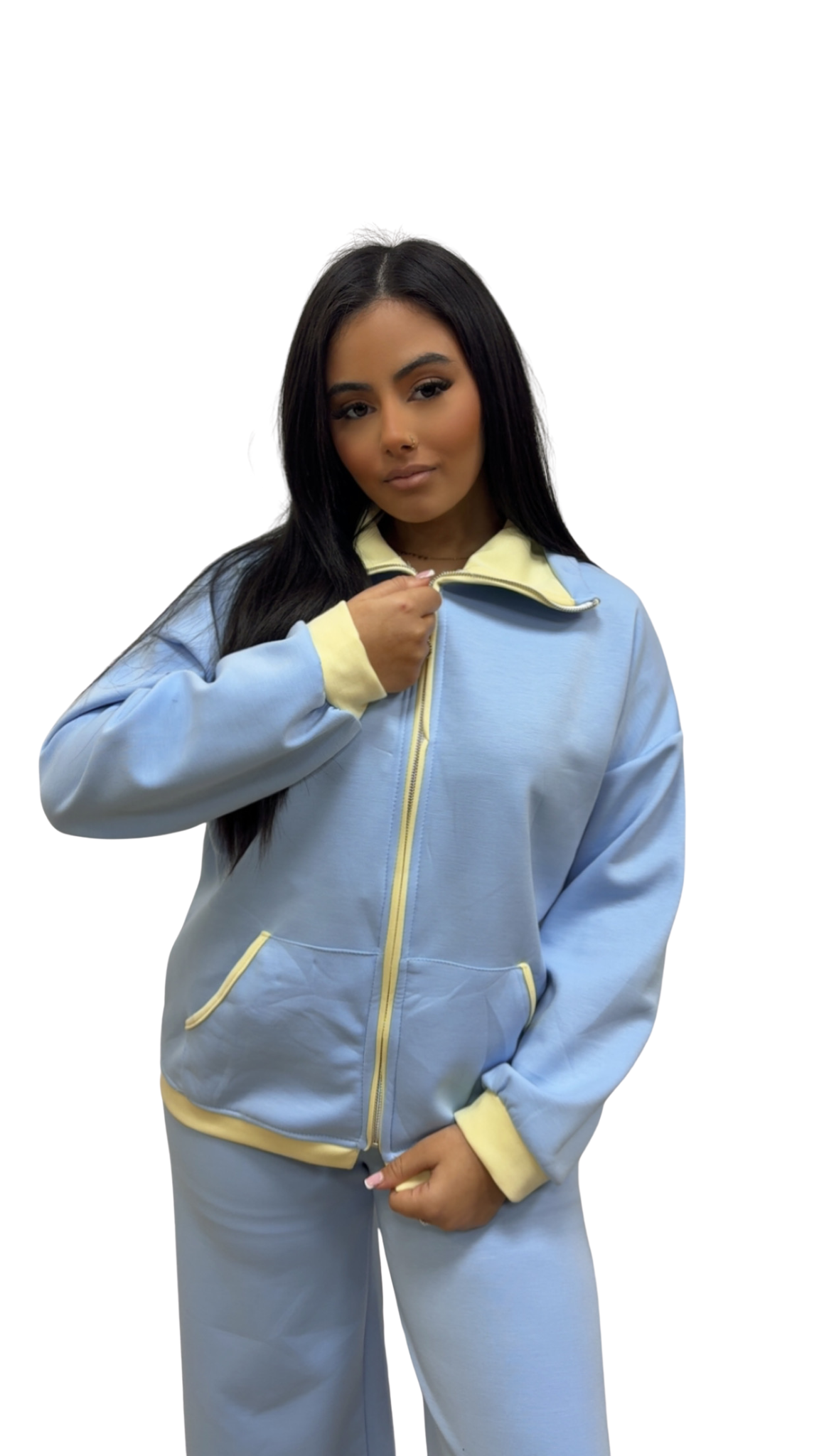 ENSEMBLE FEMME cozy street bleu