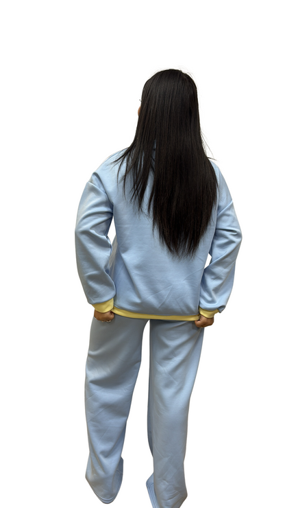 ENSEMBLE FEMME cozy street bleu