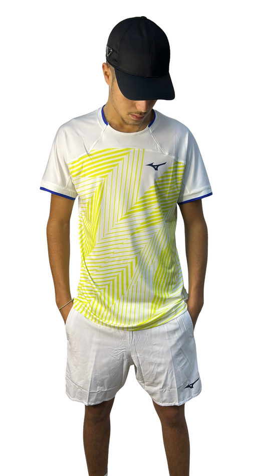 T-shirt MIZUNO couleur Black/Yellow