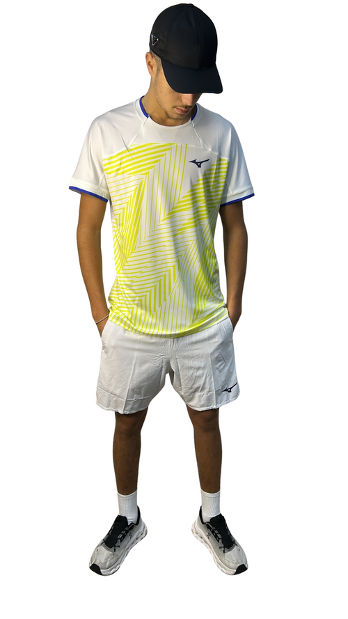 Short MIZUNO couleur Black/Yellow