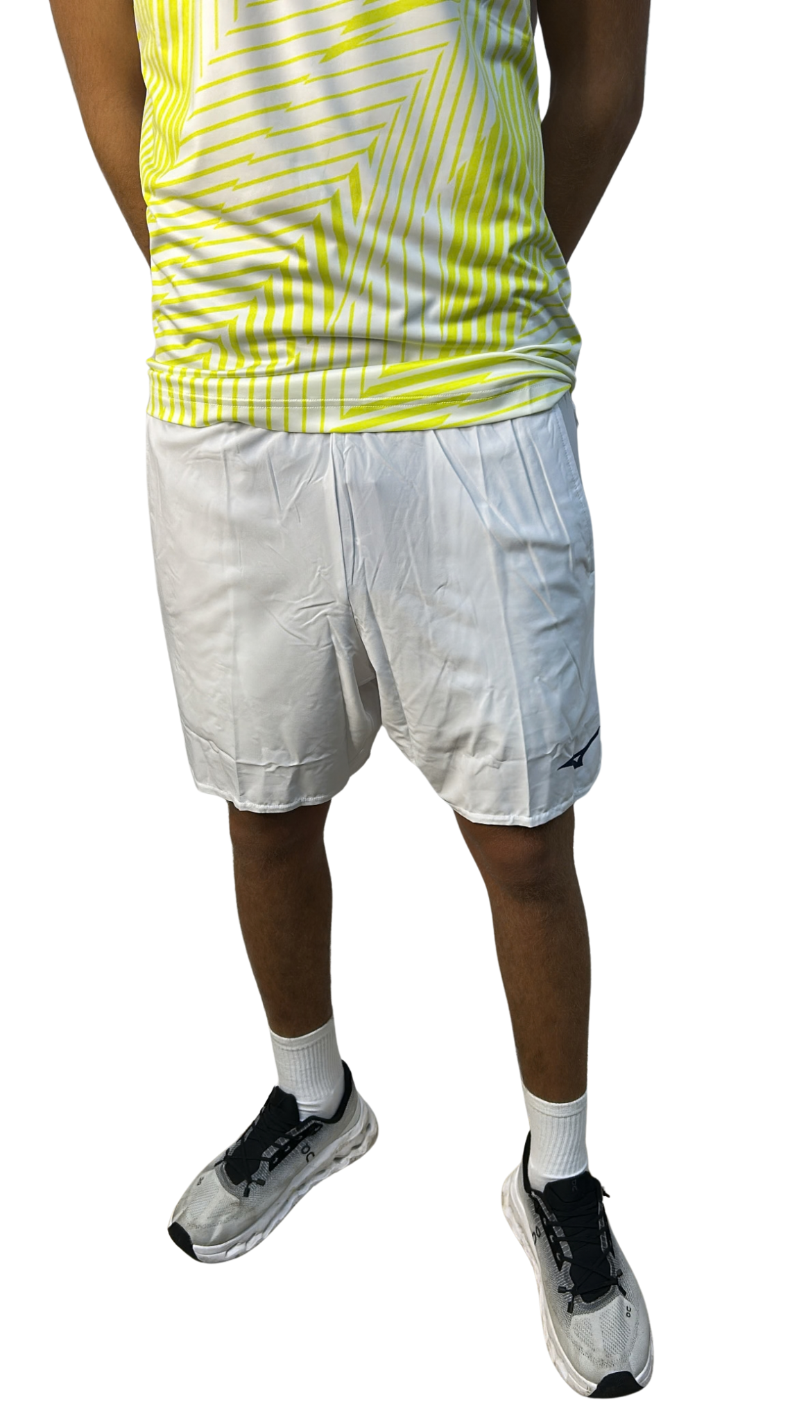 Short MIZUNO couleur Black/Yellow