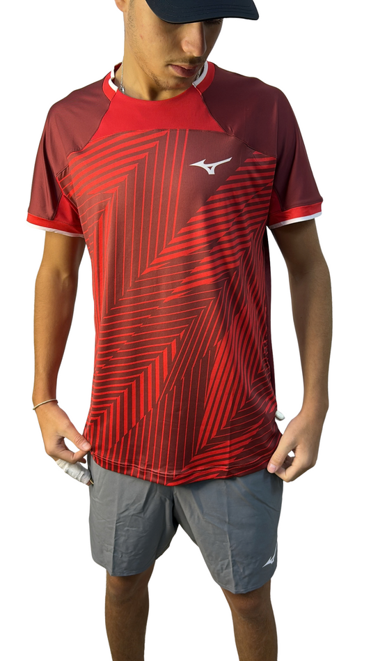 T-shirt MIZUNO couleur Sun Dried Tomato