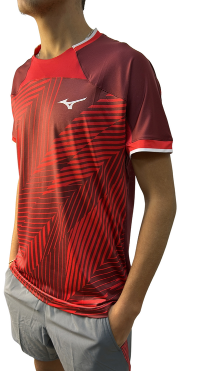 T-shirt MIZUNO couleur Sun Dried Tomato