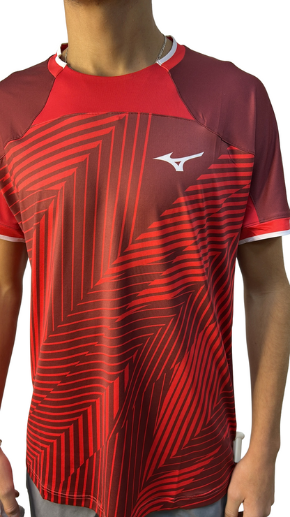 T-shirt MIZUNO couleur Sun Dried Tomato