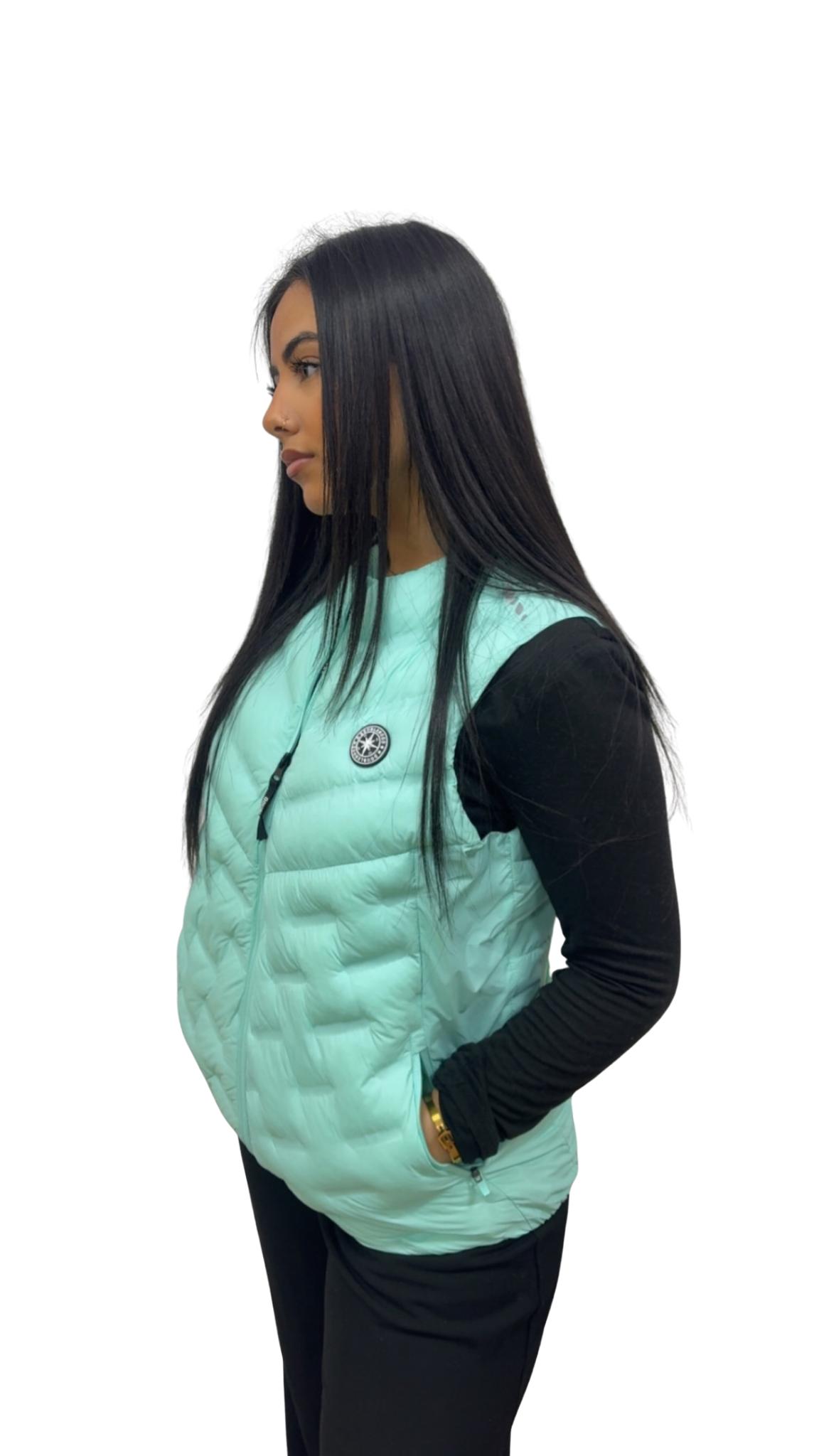 VESTE DOUBLEHOOD sans manches TOD 02 JADE