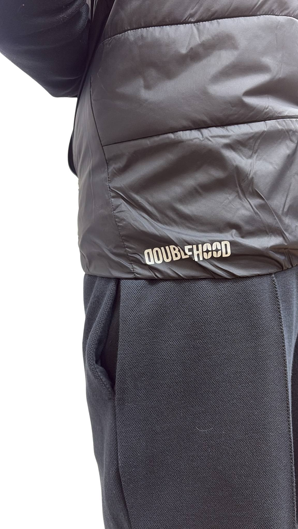 VESTE DOUBLEHOOD sans manches TOD 02 BLACK