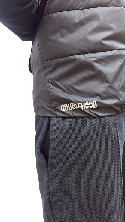 VESTE DOUBLEHOOD sans manches TOD 02 BLACK