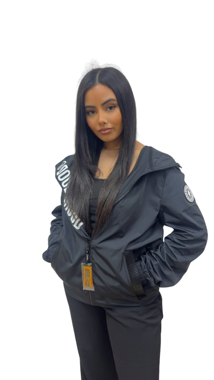 GILET DOUBLEHOOD ONIX 04 BLACK WHITE