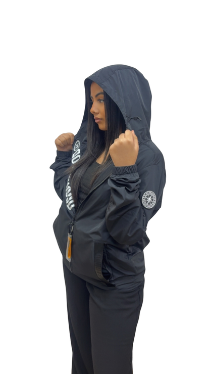 GILET DOUBLEHOOD ONIX 04 BLACK WHITE