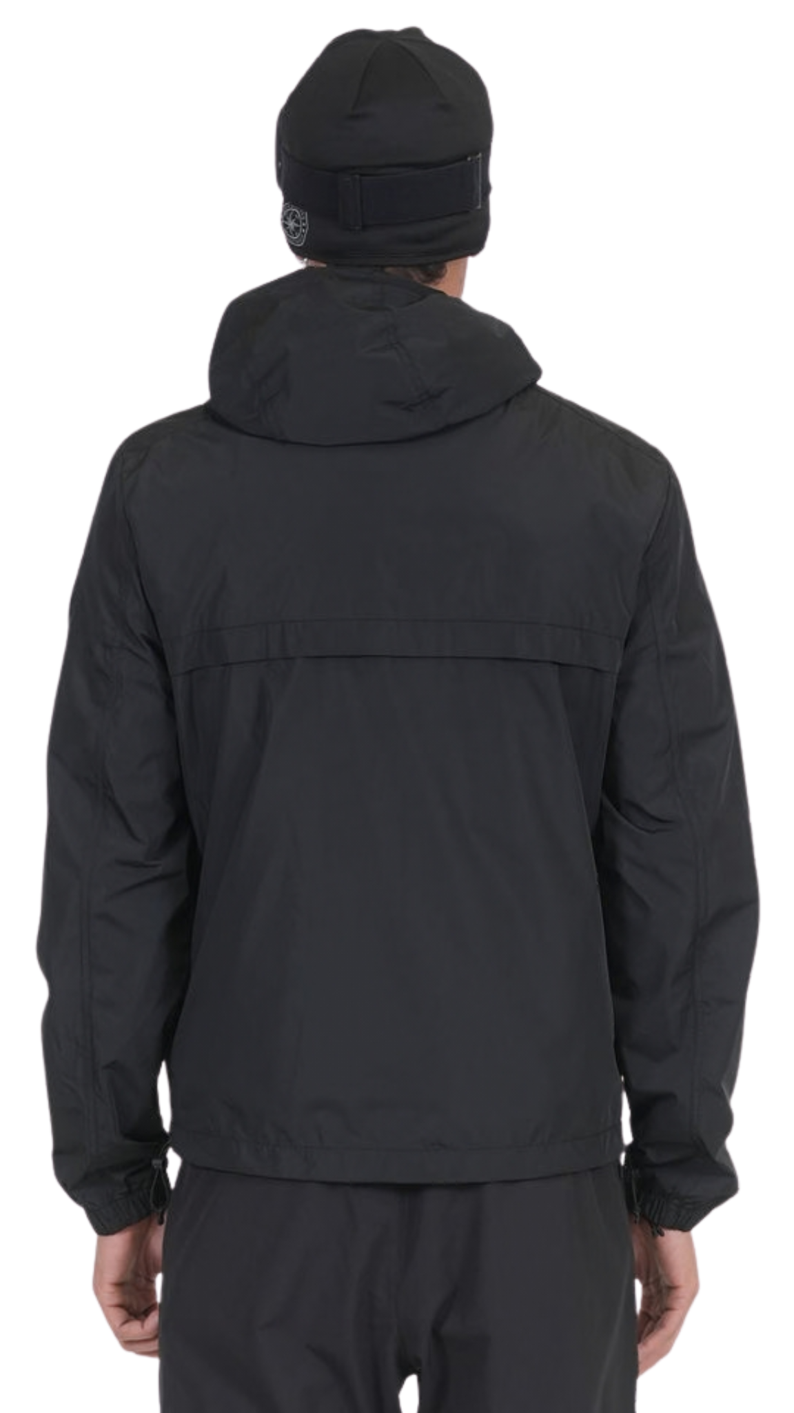 GILET DOUBLEHOOD ONIX 04 BLACK WHITE