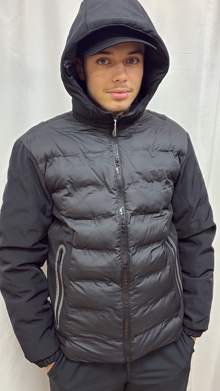 GILET MATELASSÉ BILLTORNADE BLACK